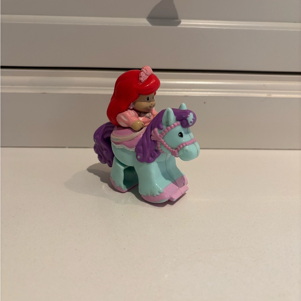 RARE Klip Klop Ariel on Teal Horse